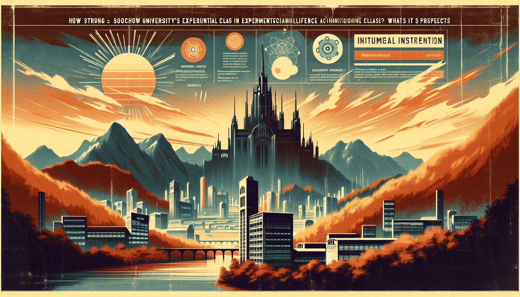 [回答] 苏州大学人工智能实验班实力怎样？前景怎样？