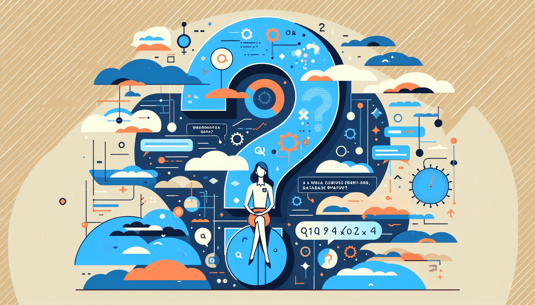 [Answer] Should a woman choose web front-end or database operations?